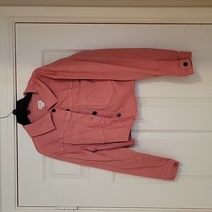 Cropped denim jacket